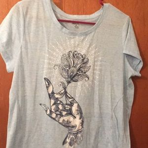 Medium shirt but fits like a large